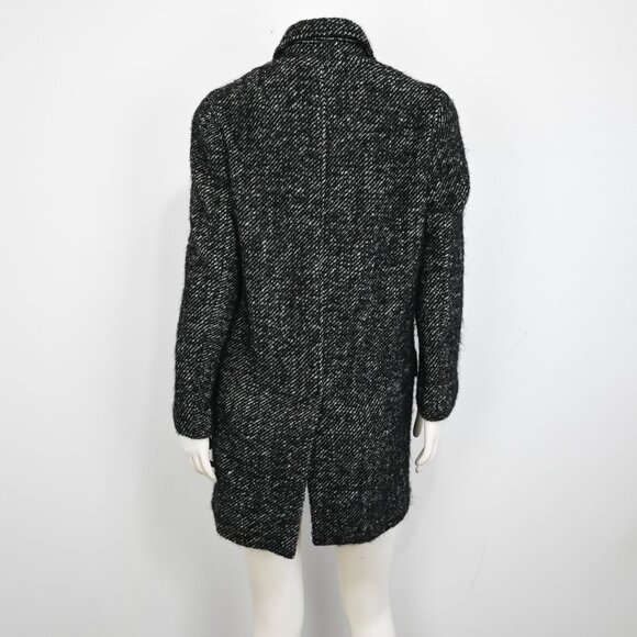 Isabel Marant Etoile Wool Alpaca Blend Tweed Coat - Picture 2 of 6